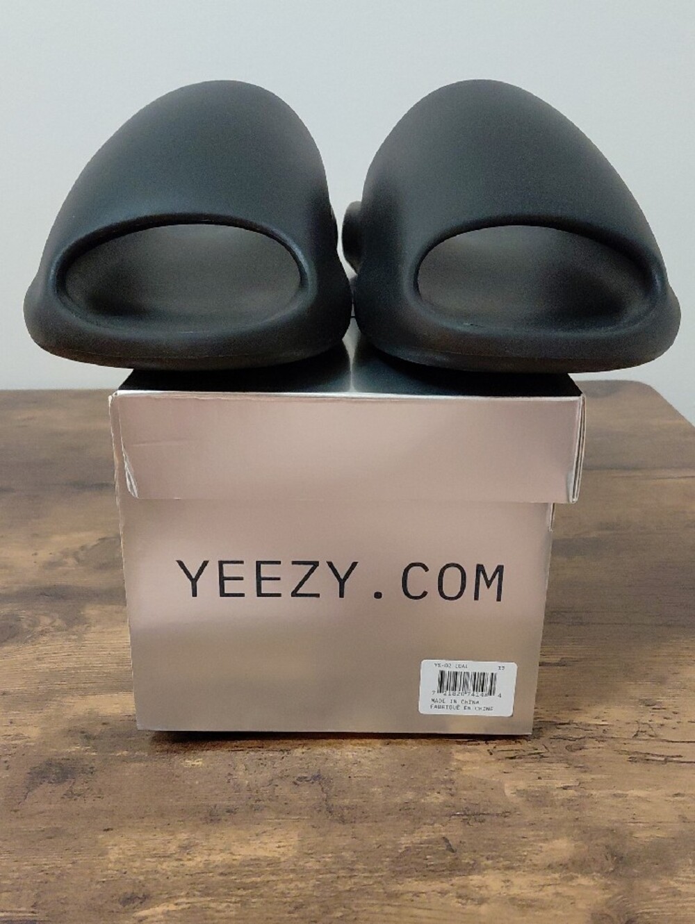 Yeezy Ys-02 Slides. Color Coal. Size 13. Tried On Once.